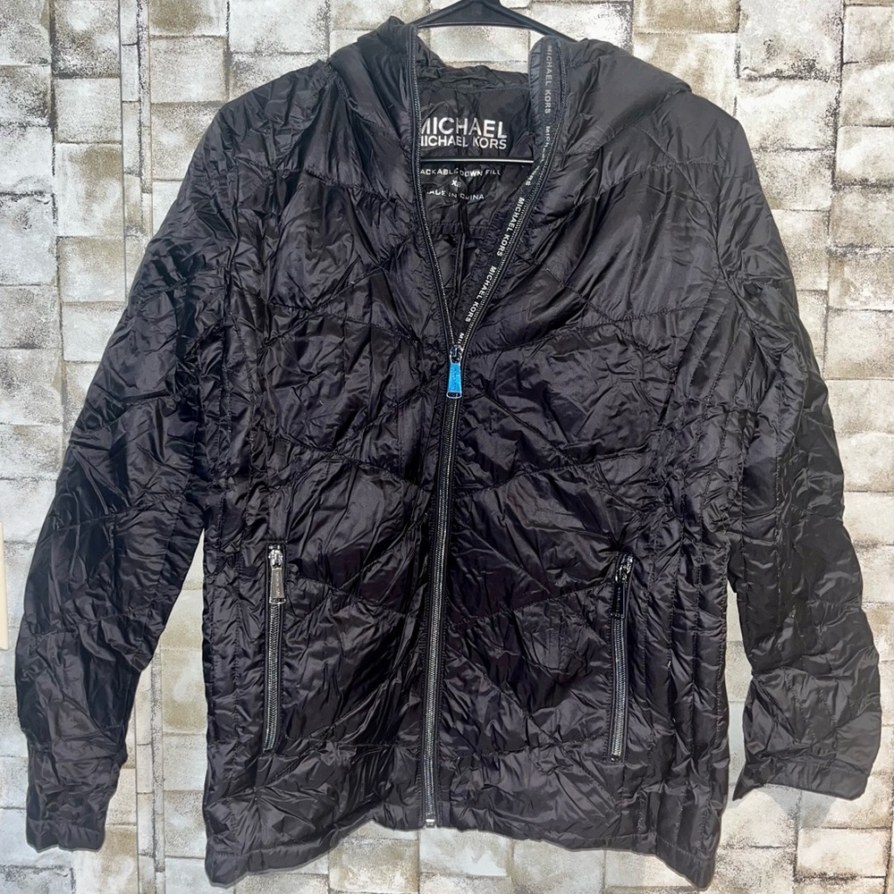 Womens packable Michael Kors jacket